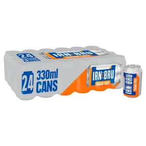 Barr Irn Bru Sugar Free MULTIPACK 24x330ml