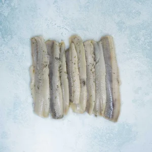 Marinated herring fillets