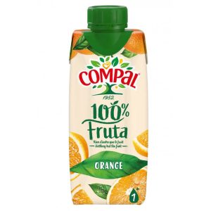 Compal 100% Orange Tetra Pack 330ml