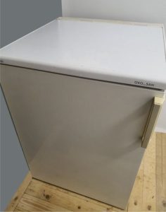 branded 85 cm AEG fridge with freezer