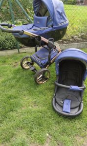 Stroller Junama Diamond 2in1 blue.