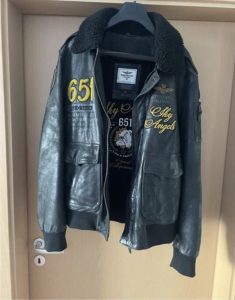 Aeronautica Militare leather jacket