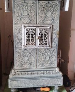 Tiled stove