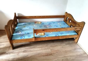 Wooden children's bed
