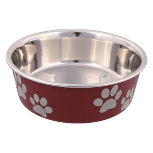 Trixie Stainless Steel Bowl with Plastic Cover
