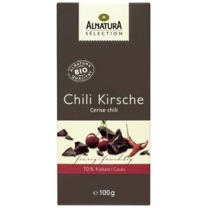 Organic Sélection Chocolate - Chili Cherry - 100g