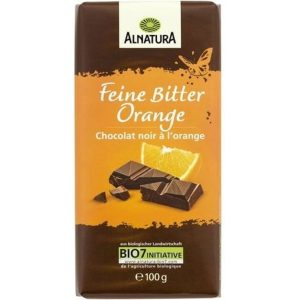 Organic Fine Dark Chocolate with Orange - 100g