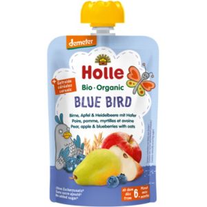 Blue Bird - Pouch with Pears, Apples & Blueberries