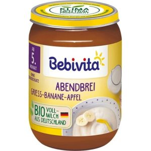 Organic Baby Food Jar - Evening Semolina Porridge - 190g