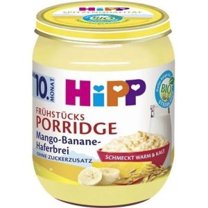 Organic Breakfast Porridge Jar - Mango-Banana Oatmeal - 160g