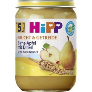 Organic Fruit & Cereal Jar - Pear-Apple with Spelt - 190g