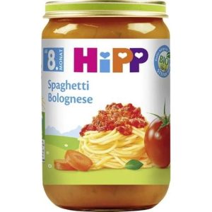 Organic Baby Food Jar - Spaghetti Bolognese Menu - 220g