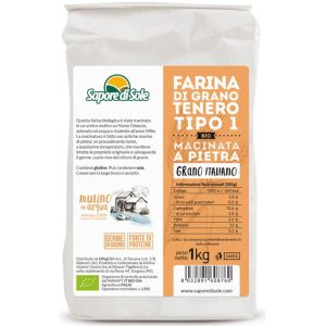 Organic Soft Wheat Flour Type 1 - 1 kg