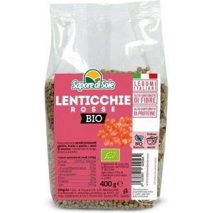 Organic Red Lentils - 400 g