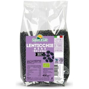 Organic Beluga Lentils - 400 g