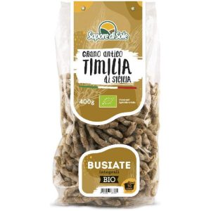 Organic Whole Grain Timilia Durum Wheat Pasta - Busiate - 400 g