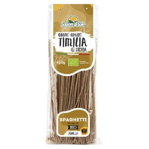 Organic Timilia Whole Grain Durum Wheat Pasta - Spaghetti - 400 g