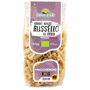 Organic Russello Durum Wheat Pasta - Maccheroni - 400 g