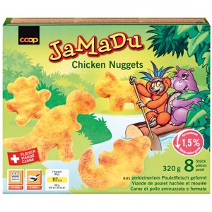 JaMaDu Frozen Animal Chicken Nuggets 8 Pieces - 320 g