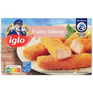 Iglo MSC Salmon Fish Fingers 8-pack - 224 g
