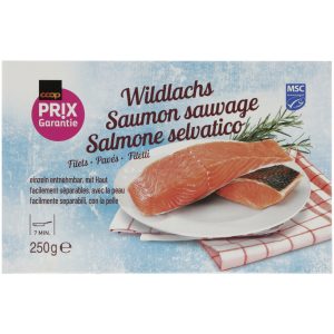 Prix Garantie MSC Wild Salmon Fillets - 250 g