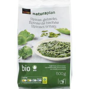 Naturaplan Organic Frozen Natural Chopped Spinach - 500 g
