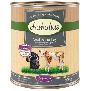 Lukullus Senior Veal & Turkey - Grain-Free