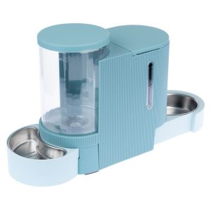 TIAKI food and water dispenser, light blue