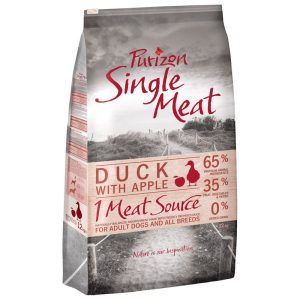 Purizon Single Meat Adult Dog – Grain-Free Duck with Apple