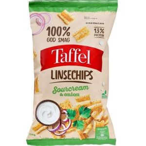 Taffel Lentil Chips Sourcream & Onion