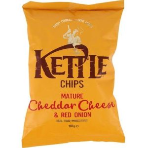 Kettle Chips Mature Cheddar Cheese & Red Onion