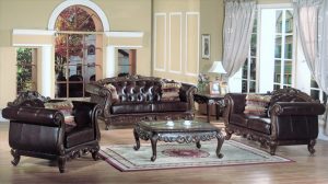 Sofa set with armchairs