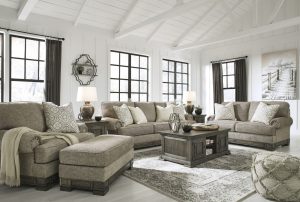 Sofa set with armchairs
