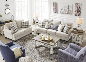 Sofa set with armchairs