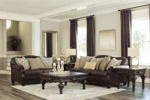 Sofa set with armchairs