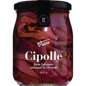 CIPOLLE - Sweet & Sour Red Onions in Oil - 260g
