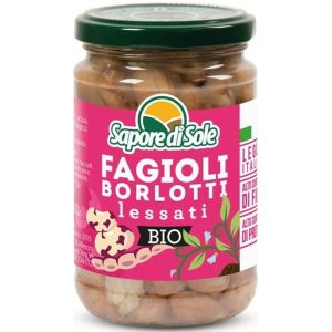 Organic Borlotti Beans - Cooked - 300g