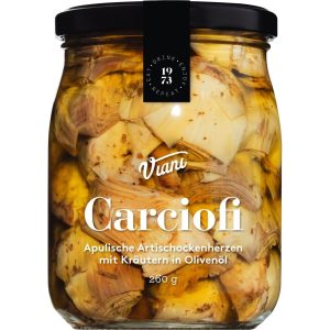 CARCIOFI - Artichoke Hearts with Herbs in Oil - 260g