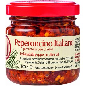 Peperoncino Chillies in Olive Oil - 100g
