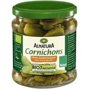 Organic Gherkins, Unsweetened - 330g