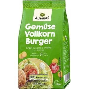 Organic Whole Grain Vegetable Burger - 210g