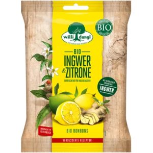 Organic Lozenges - Ginger-Lemon - 65g