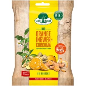 Organic Lozenges - Orange Ginger & Turmeric - 65g