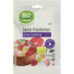 Organic Fruit Gummies (without Gelatine) - Sour Fruits