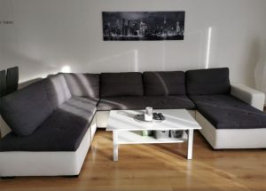 U-shaped sofa set