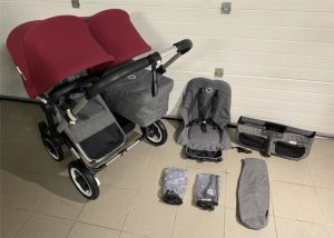 TOP STAV Bugaboo Donkey 2 ruby red