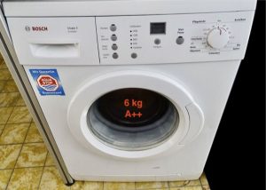 6 kg washing machine Bosch A++ display MAXI economical 1400 rpm