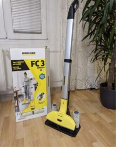 floor washer KARCHER FC 3 CORDLESS - top condition