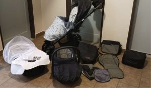 Triple combination of the Dorjan Quick Premium 2020 stroller