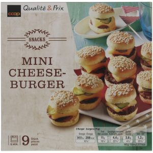 Mini Cheeseburgers 9x25g